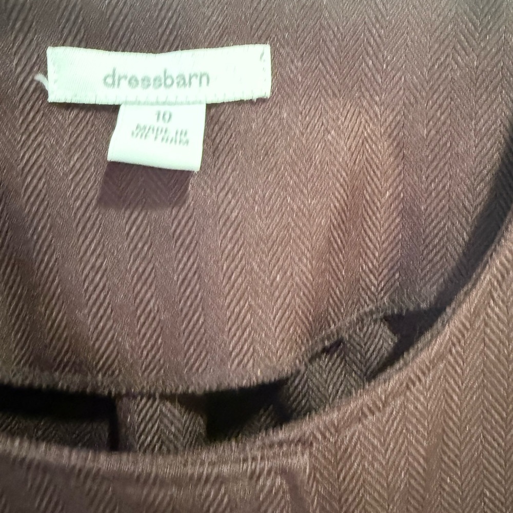 🤎 Dressbarn 3-Button Swing Jacket – Chocolate Brown (M) - Picture 2 of 4